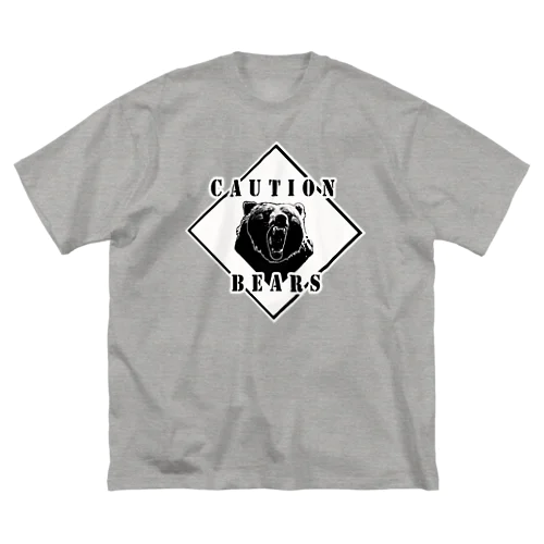 CAUTION- Bear　ｗ１ Big T-Shirt
