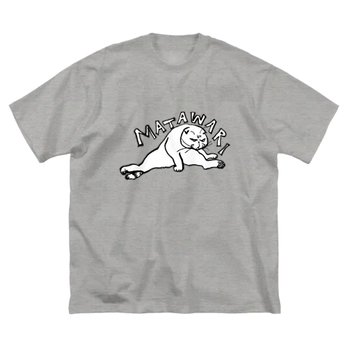 股割りマルティ透過やや大きい柄！！ ビッグシルエットTシャツ