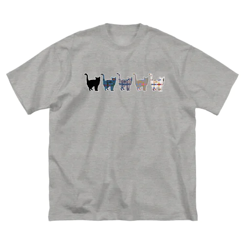 ５(=^・^=)猫さん ビッグシルエットTシャツ