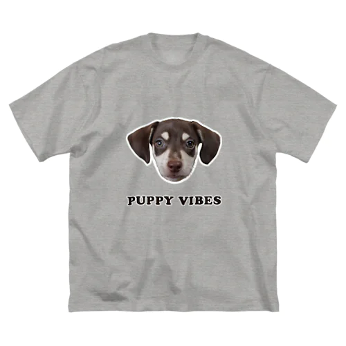 #puppy vibes ビッグシルエットTシャツ