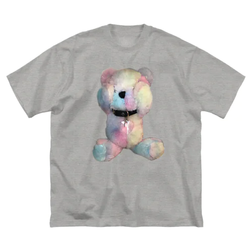 Peek-a-boo Teddy rainbow Big T-Shirt