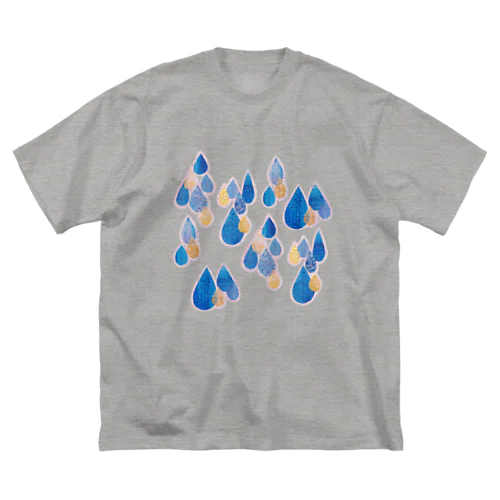 雨降り ビッグシルエットTシャツ