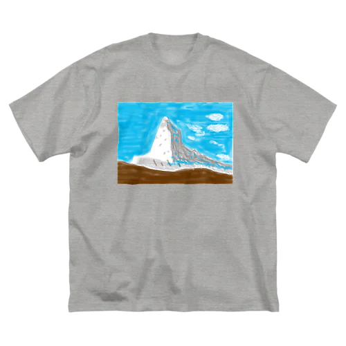 早朝の山 ビッグシルエットTシャツ