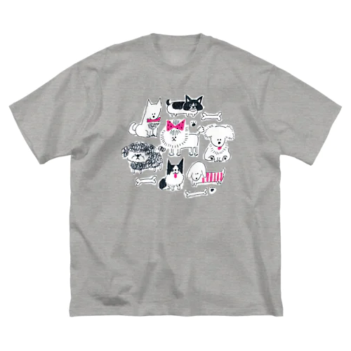 わんわんかいぎ ビッグシルエットTシャツ