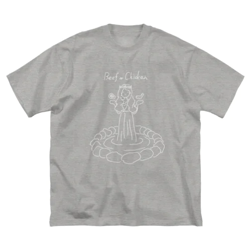 ビーフ オア チキン ビッグシルエットTシャツ