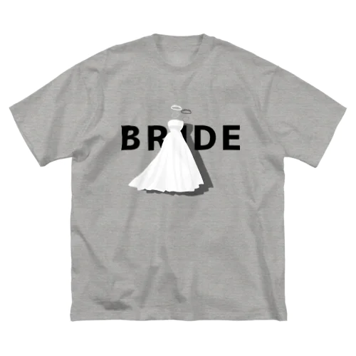 ペア(BRIDE)ドレス_白_WB ビッグシルエットTシャツ