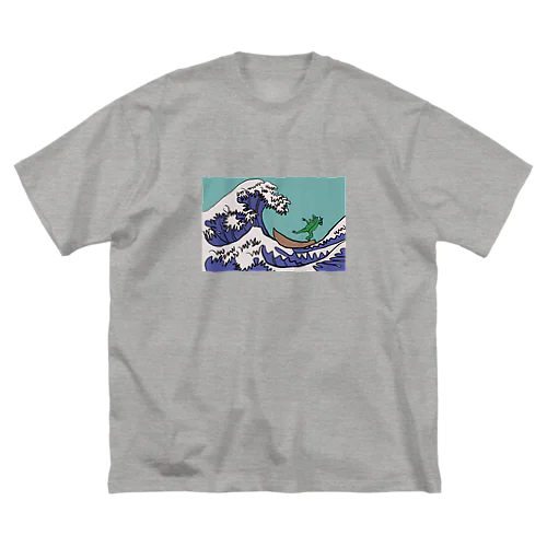 井の中の蛙、大海を知った。 ビッグシルエットTシャツ