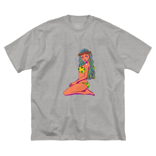 ビーチガール Big T-Shirt
