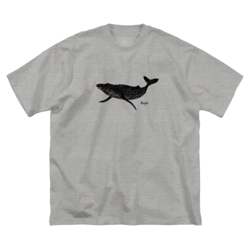 クジラくん。 ビッグシルエットTシャツ