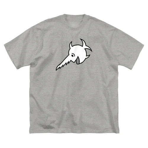 笑うノコギリザメ 루즈핏 티셔츠