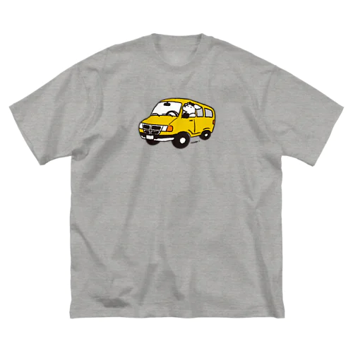 アメ車犬 ビッグシルエットTシャツ