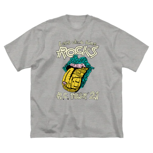 ROCK　緑 ビッグシルエットTシャツ