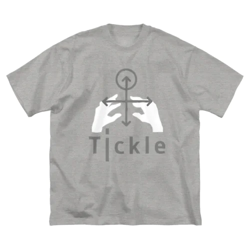 tickleグッズ(布地濃い色用) ビッグシルエットTシャツ