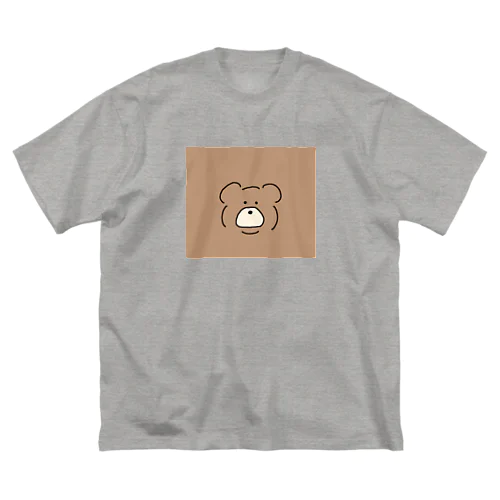 クマ好きな人が描いたクマ ビッグシルエットTシャツ