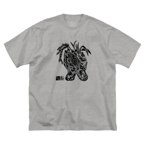 mudhands ビッグシルエットTシャツ