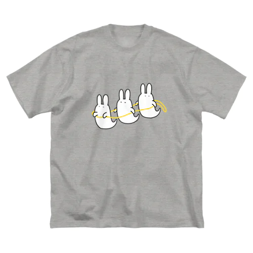 おばけうさぎ列車 ビッグシルエットTシャツ