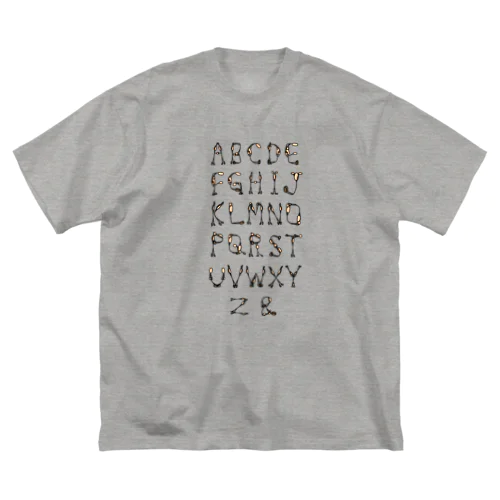 ひともじ ビッグシルエットTシャツ