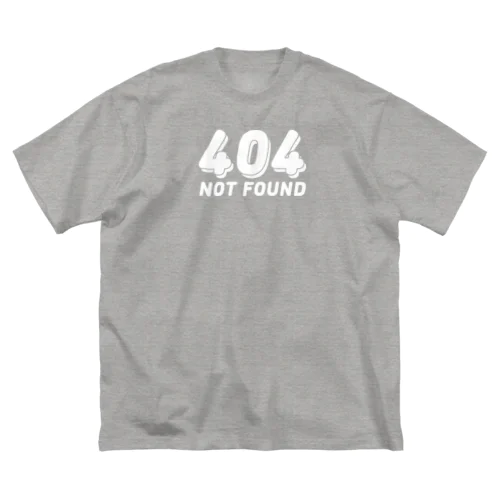 404 not found [WT] ビッグシルエットTシャツ