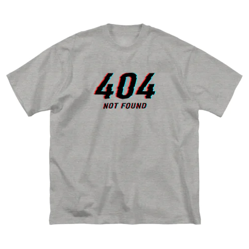 404 not found [GLITCH] ビッグシルエットTシャツ