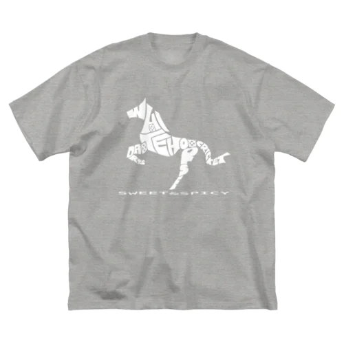 White horse ビッグシルエットTシャツ