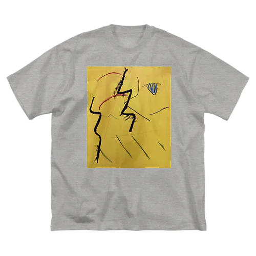 Yellow ビッグシルエットTシャツ