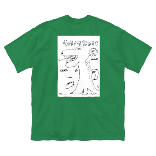 ティラノサウスくん ビッグシルエットTシャツ