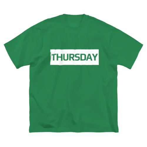 THURSDAY ビッグシルエットTシャツ