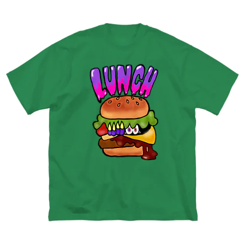 ランチ（チーズバーガー） ビッグシルエットTシャツ