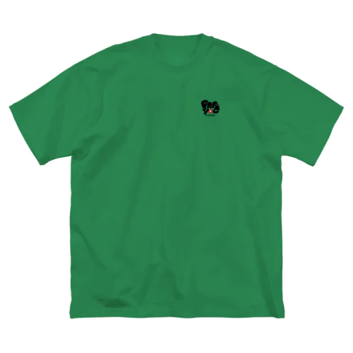 ぱぱゆー小ロゴビッグシルエットTシャツ 루즈핏 티셔츠