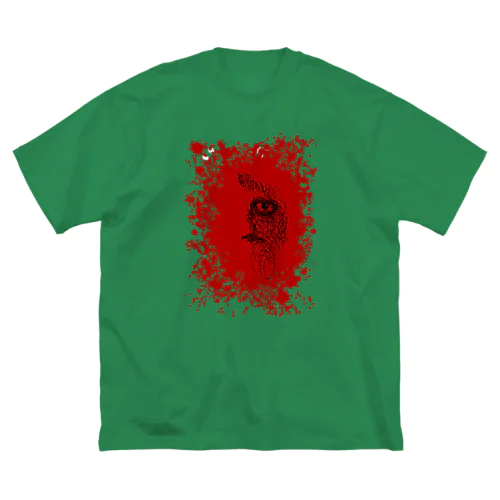 ラフ画 No.3 BLOOD ビッグシルエットTシャツ