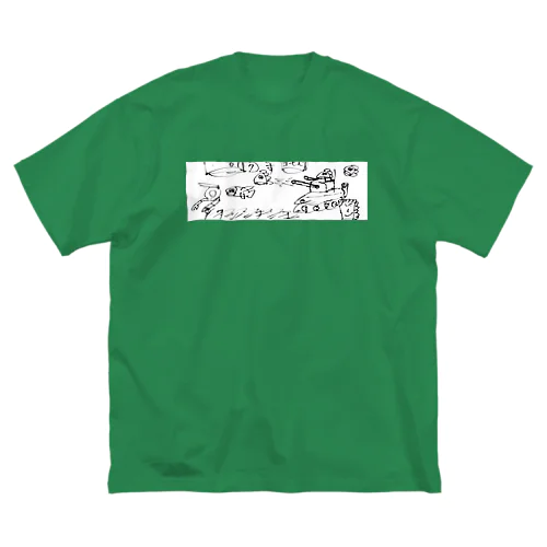 ATSNCH WAR ビッグシルエットTシャツ