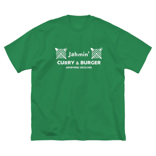 Jahmin' Curry & Burger ビッグシルエットTシャツ