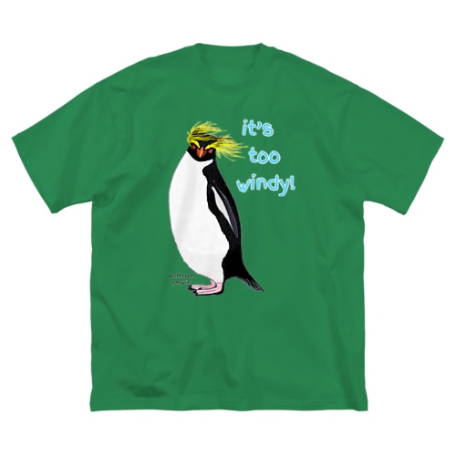 Rockhopper penguin　(イワトビペンギン) Big T-Shirt