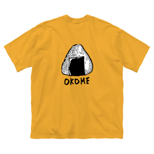 △KUMA back onigiri(OKOME) ビッグシルエットTシャツ