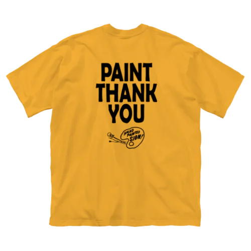 Paint Thankyou ビッグシルエットTシャツ