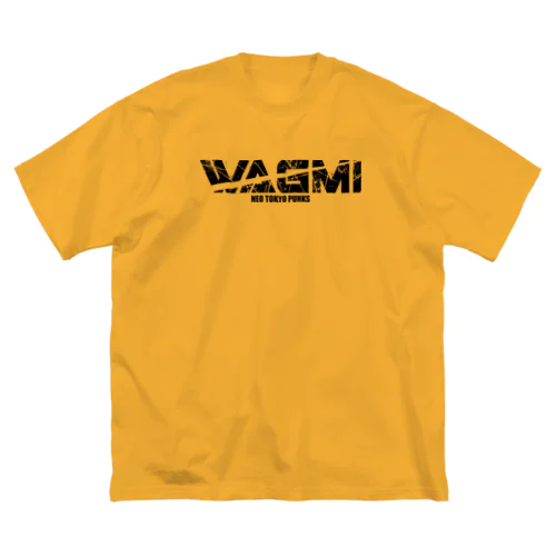 WAGMI Item bigrogo-black ビッグシルエットTシャツ