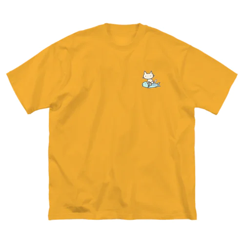 【ワンポイント】パンツねこ移動中 Big T-Shirt