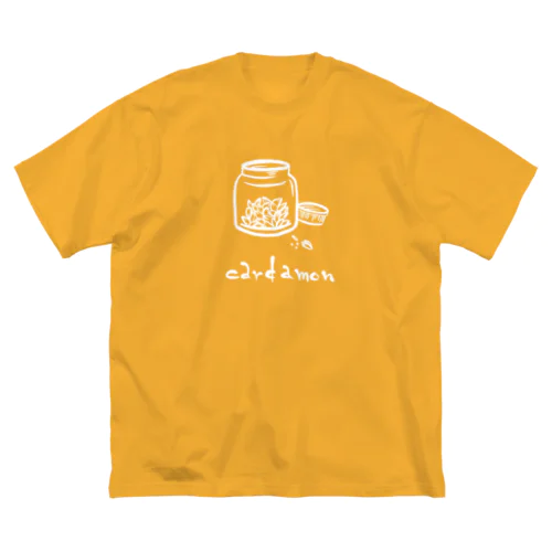 カルダモン（白） ビッグシルエットTシャツ