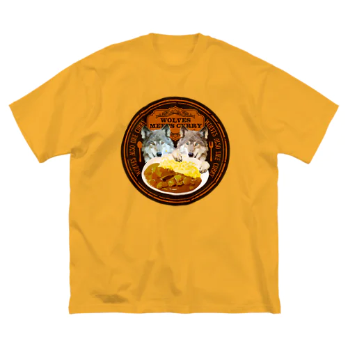 カレーオオカミ ビッグシルエットTシャツ