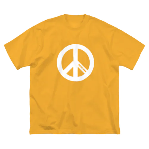 PRAY FOR PEACE ピースマーク ブラック Big T-Shirt