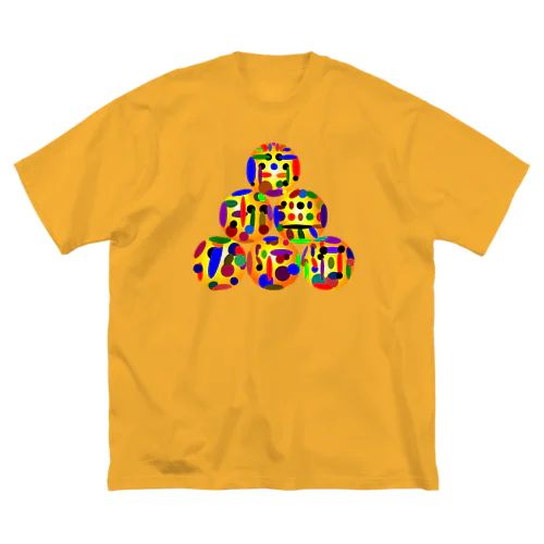 〇文字『南無阿弥陀仏h.t.』 ビッグシルエットTシャツ