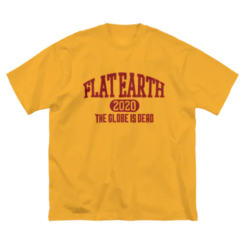 カレッジ風［ネバダカラー］　フラットアース　FLATEARTH ビッグシルエットTシャツ