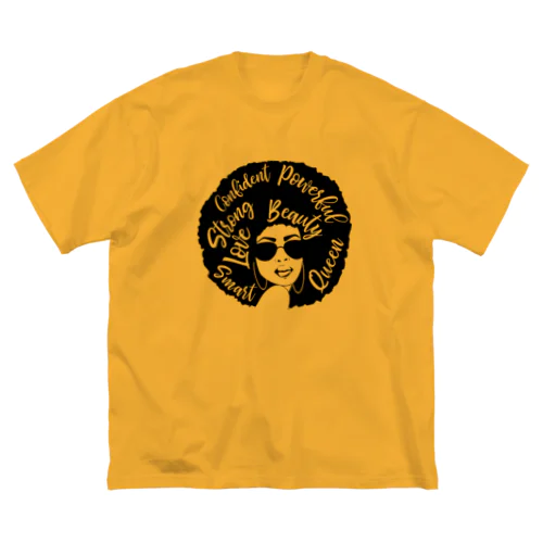 Afro woman ビッグシルエットTシャツ