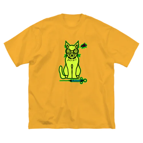待ちきれない猫 Big T-Shirt