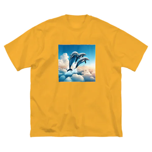 ✨Three Dolphins Soar✨ Big T-Shirt