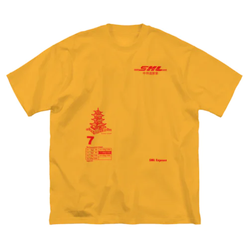 SAMULAI Express中侍道敦豪 ビッグシルエットTシャツ