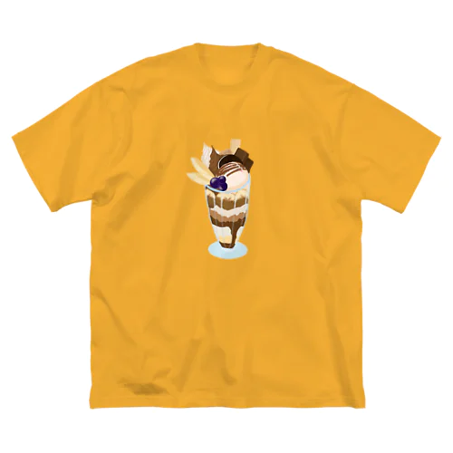 チョコレートパフェ ビッグシルエットTシャツ