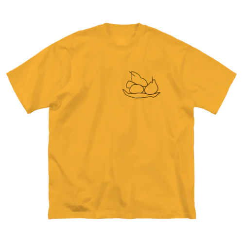 果物の静物画.２ ビッグシルエットTシャツ