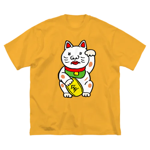 招き猫のススム ビッグシルエットTシャツ