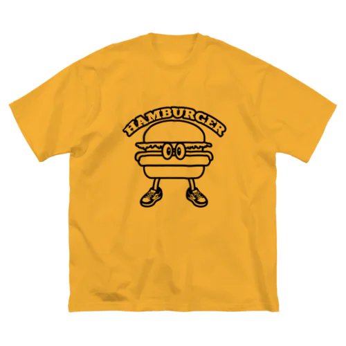 hamburger_boy ビッグシルエットTシャツ